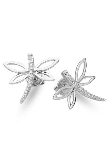 Carat Diamond Earrings Dragonfly